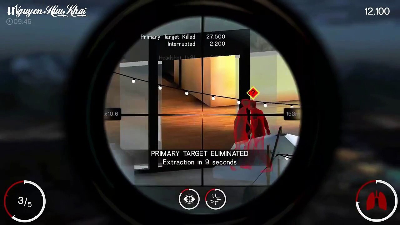 Hitman Sniper Chapter 1 Mission 4 Dispose of a body in jacuzzi