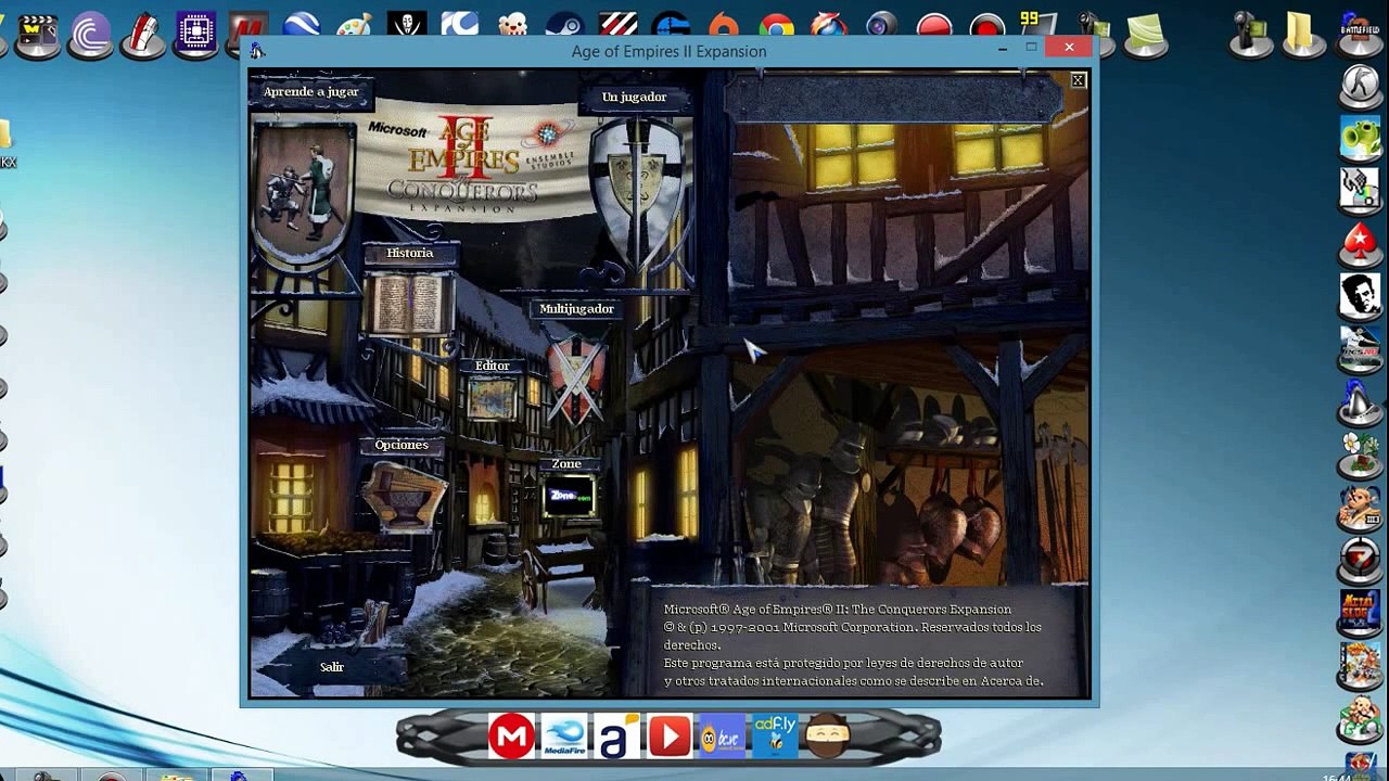 Descargar Age of empires 2 conquerors versiones 1.0c y 1.4 portable
