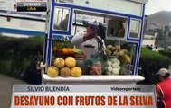 Desayuno con frutas de la selva