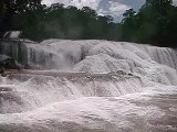 Chiapas: Cascadas Aguas Azules, Blue water waterfall
