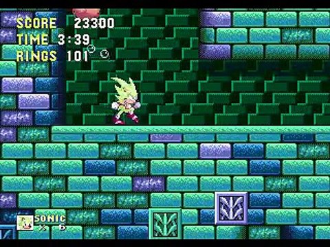 Super Sonic VS Hydrocity's Boss (Sonic 3 bug)