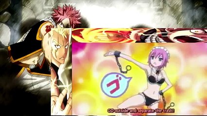 Lucy Heartfilia & Cana Alberona vs Freed Justine & Bickslow Full Fight (Eng Sub) HD