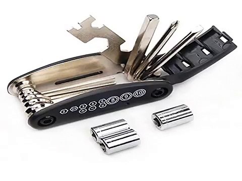 Check Bike Bicycle Multi Repair Tool Kit Allen Key Hex Spoke Wrench Mountain Cycle New Slide