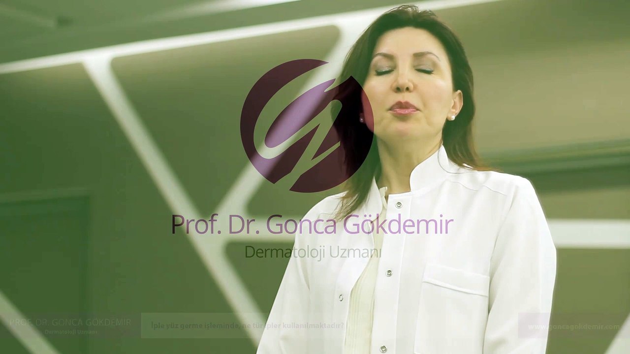 İple yüz germe işleminde, ne tür ipler kullanılmaktadır? - Prof. Dr. Gonca Gökdemir