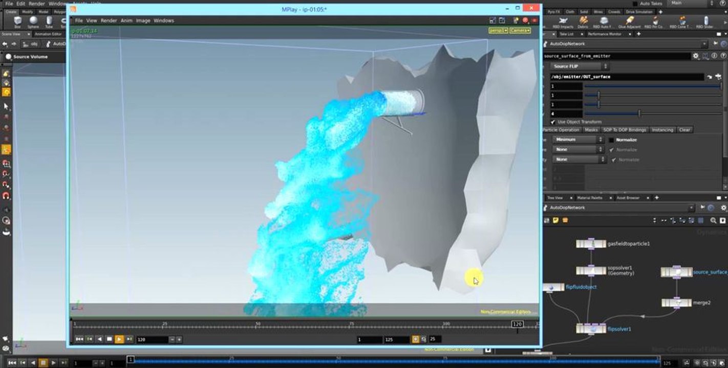 CGI 3D Tutorial HD: Create Fake Airfield Effect in Houdini by Arek Topolski