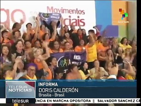 Brasil: movimientos sociales expresan su apoyo a Dilma Rousseff