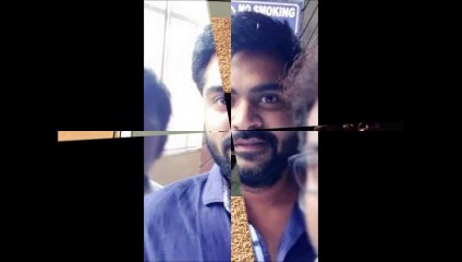 simbu Stills in kasi theatre   Vaalu Movie