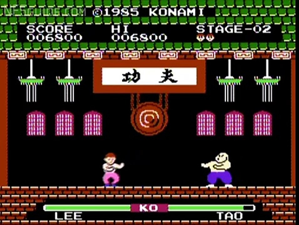 Yie Ar Kung-Fu - Famicom Gameplay (イー・アル・カンフー)