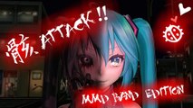 [11th MMD Cup finals] Hatsune Miku Corpse Attack!! Shroud sound Shie pollution LIVE [Band Edition]