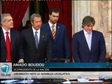 Juró el vicepresidente Amado Boudou