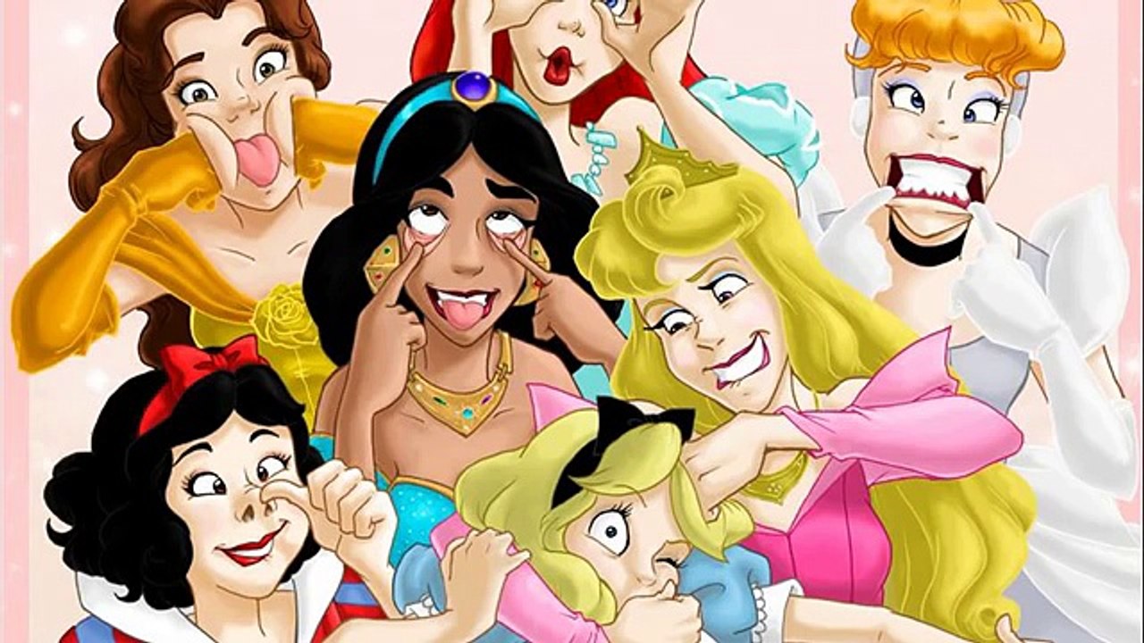 cartoon disney princesses fat