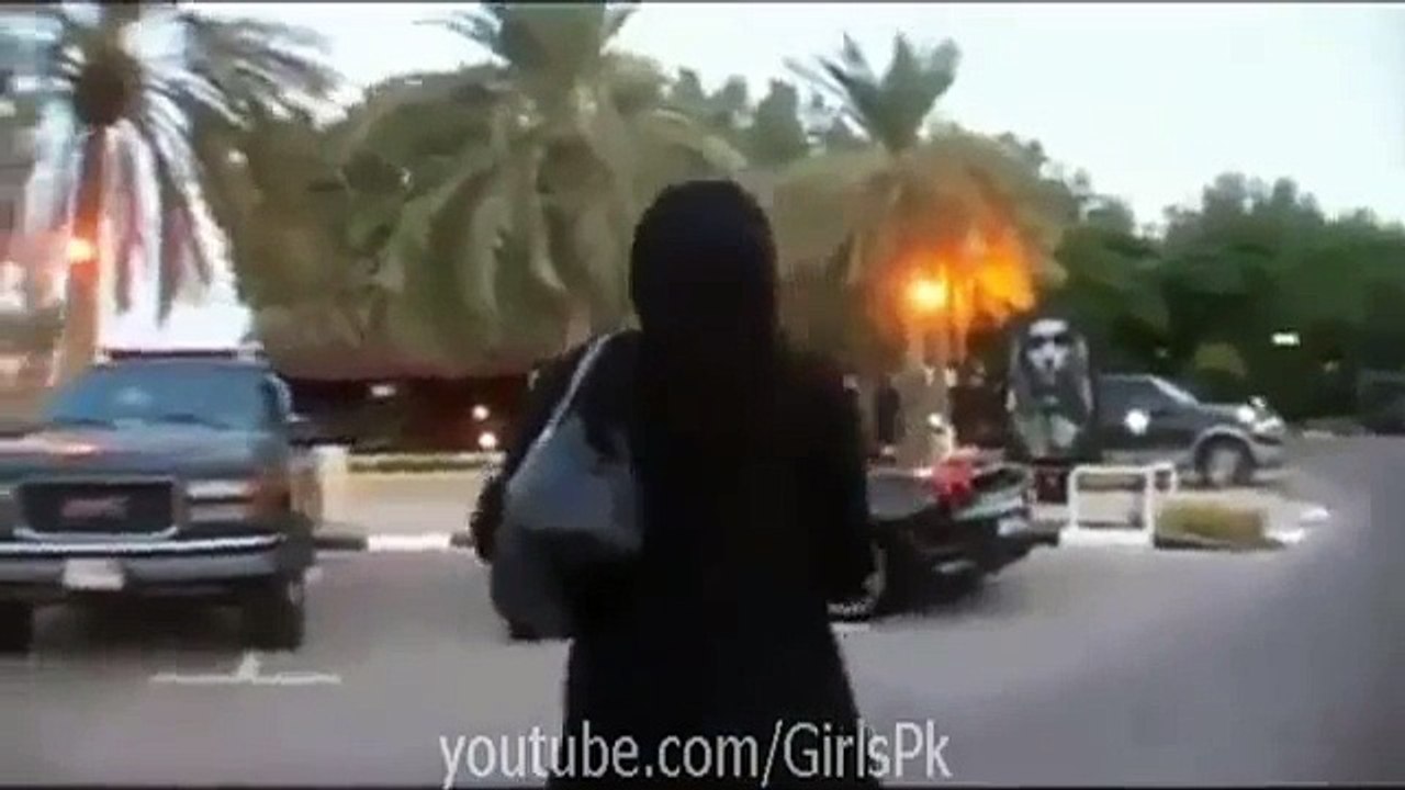 An Arab Women Loves to Race - Driving Ferrari