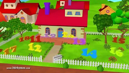 One Two buckle my shoe - 3D Animation English nursery rhyme for children