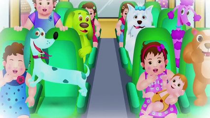 ChuChu TV E#28: Wheels on the bus   Popular Number Nursery Rhymes For Children by ChuChu TV