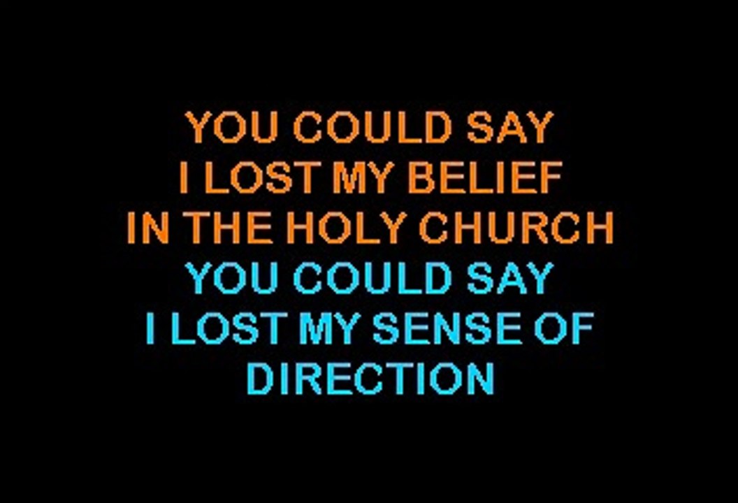 SC8310-07 - Sting - If I Ever Lose My Faith In You.mpg KARAOKE