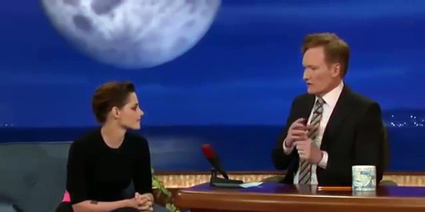 Kristen Stewart on the Conan O'Brien show- 2015