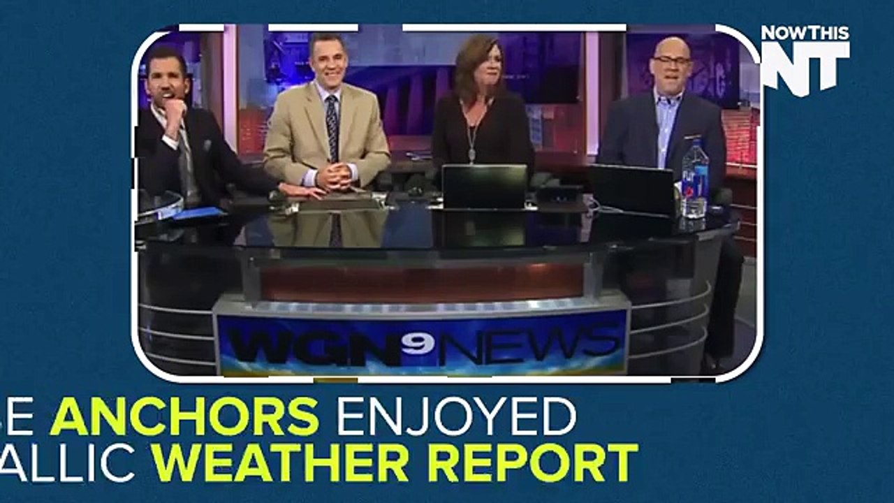 Anchors Have A Pun-Filled Time With Phallic Weather Report