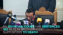Egypt Sentences Over 180 Muslim Brotherhood Supporters To Death