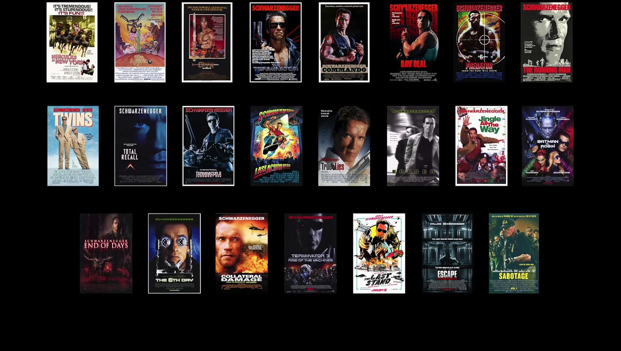 Schwarzenegger Explosion Supercut