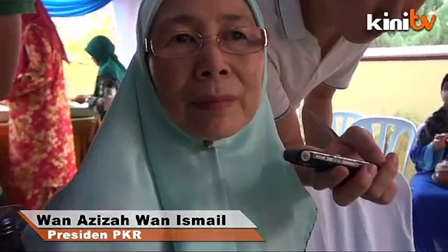 Khalid lawan Azmin: Terpulang kepada ahli, kata Azizah