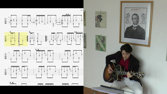 Maple Leaf Rag (Dorian Henry) Scott Joplin for Guitar Vol. 1 + TAB