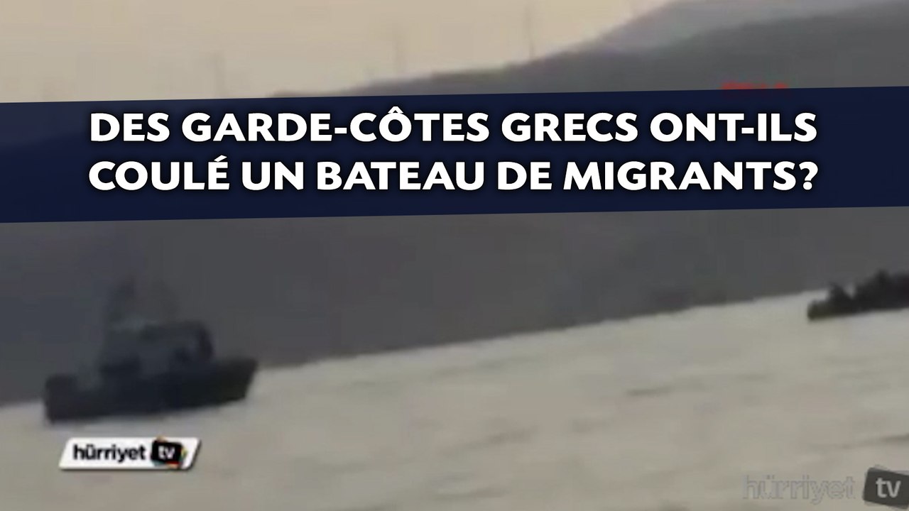 Des garde-côtes grecs ont-ils coulé un bateau de migrants en Méditerranée?