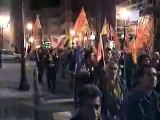 Manifestación Gijón por las libertades con Cándido y Morala
