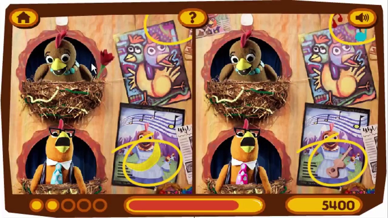 Chica Show Spot The Differences Cartoon Animation Sprout PBS Kids Game Play Walkthrough