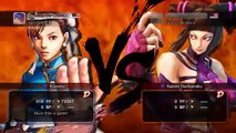 Playing Ultra Street Fighter IV With some freinds part1 Chun-Li vs Juri