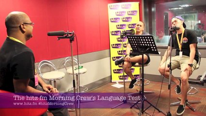 The hitz fm Morning Crew "Flappy Mamak" Language Test