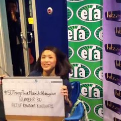 hitz Sabah: #50ThingsThatMakeUsMalaysian Number 30 - Act Of Random Kindness