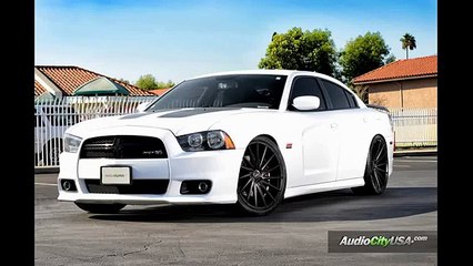 2013 Dodge Charger SRT on 22" Varro wheels VD 15 matte black Deep Concave
