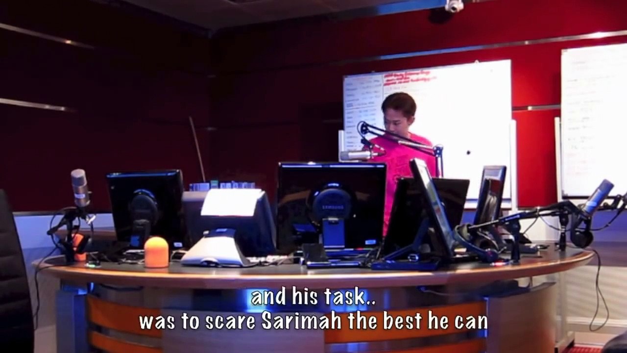 Sarimah hears strange noises in the studio.