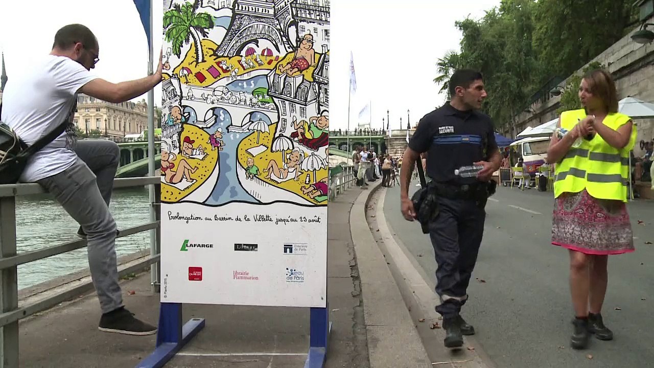 Nahost-Konflikt am Pariser Sommerstrand