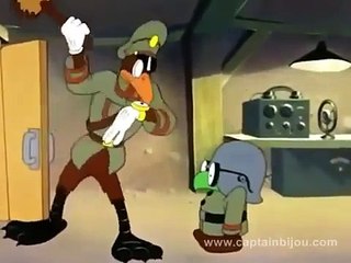 1943 DAFFY THE COMMANDO WWII CARTOON