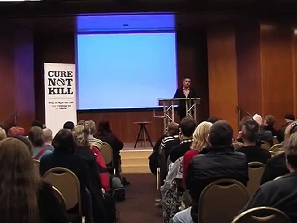 Dominic Dyer's Animal Aid Christmas Fayre Lecture on the Badger Cull