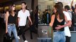 Miranda Kerr and Snapchat Billionaire Evan Spiegel Jet Out of LAX