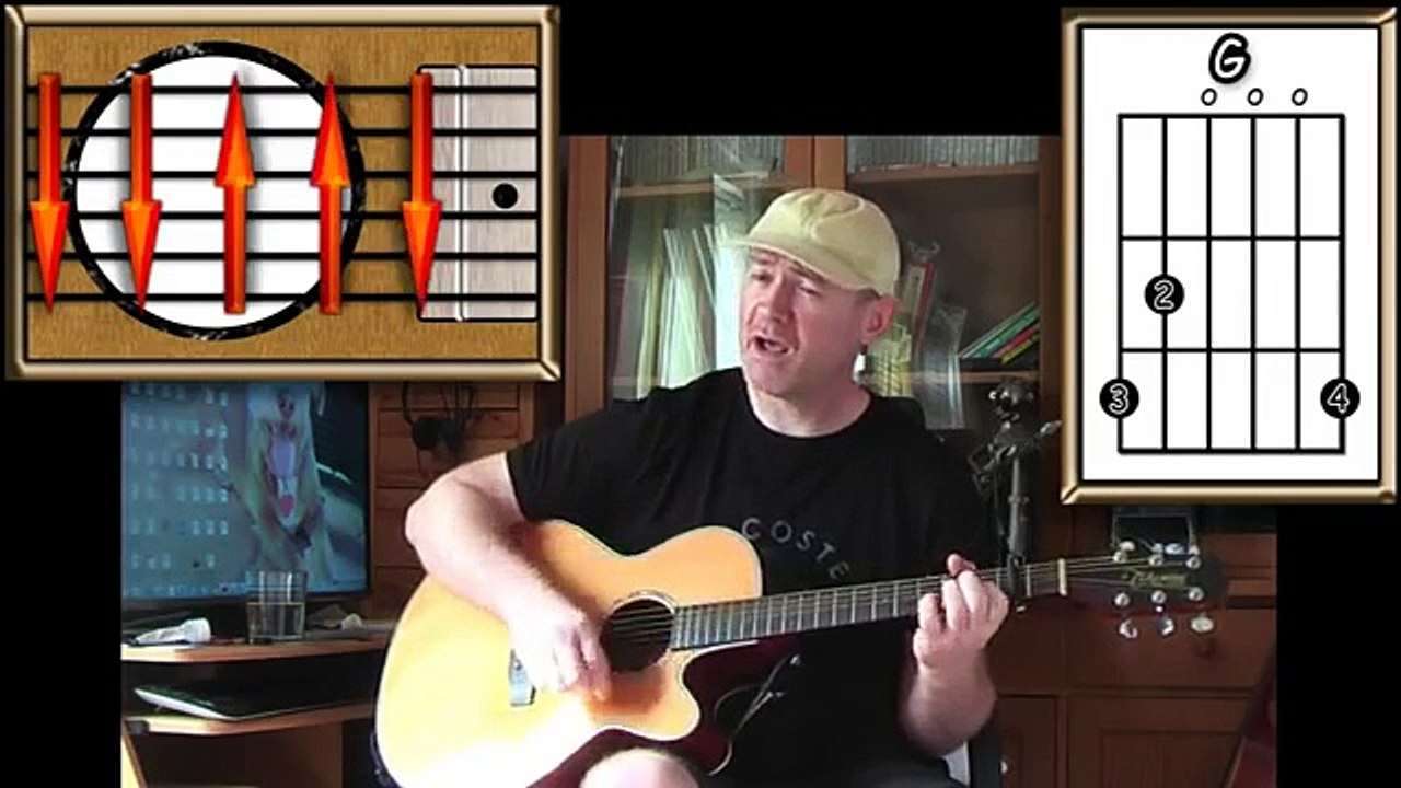 It Never Rains In Southern California - Albert Hammond - Acoustic Guitar Lesson (easy)