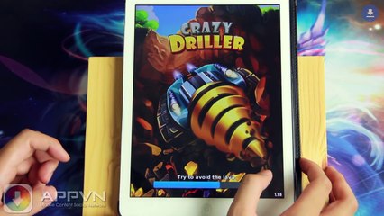 [iOS Game] Crazy Driller - Siêu xe đào vàng - AppStoreVn