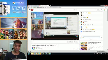 [Live Streaming] Hướng dẫn JB iOS 8.2 - 8.3