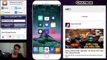 [Cydia Tweak] Hướng dẫn cài đặt bộ Theme Andromeda cho iOS 8