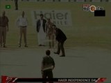 Hidden talent: Army chief scores a boundary off Shahid Afridi