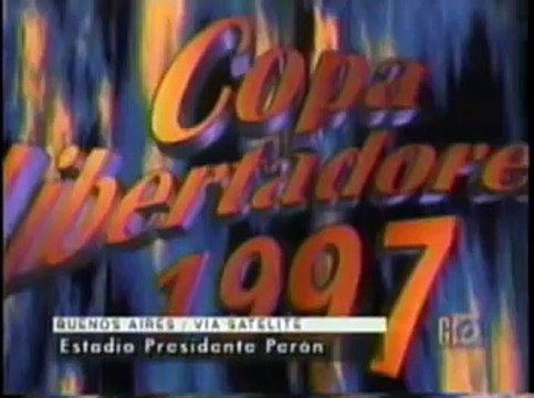COPA LIBERTADORES 1997 1ERA SEMIFINAL SPORTING CRISTAL RACING CLUB , GOL JORGE SOTO Y LUIS BONNET