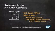 SAP HANA Academy - SDA: SAP HANA Spark Controller : Hadoop Config [SPS 10]