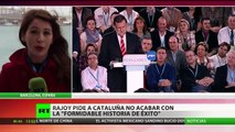 Mariano Rajoy visita Cataluña 3 semanas depués de la consulta independentista