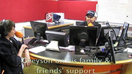 JD & Dilly with Greyson Chance!