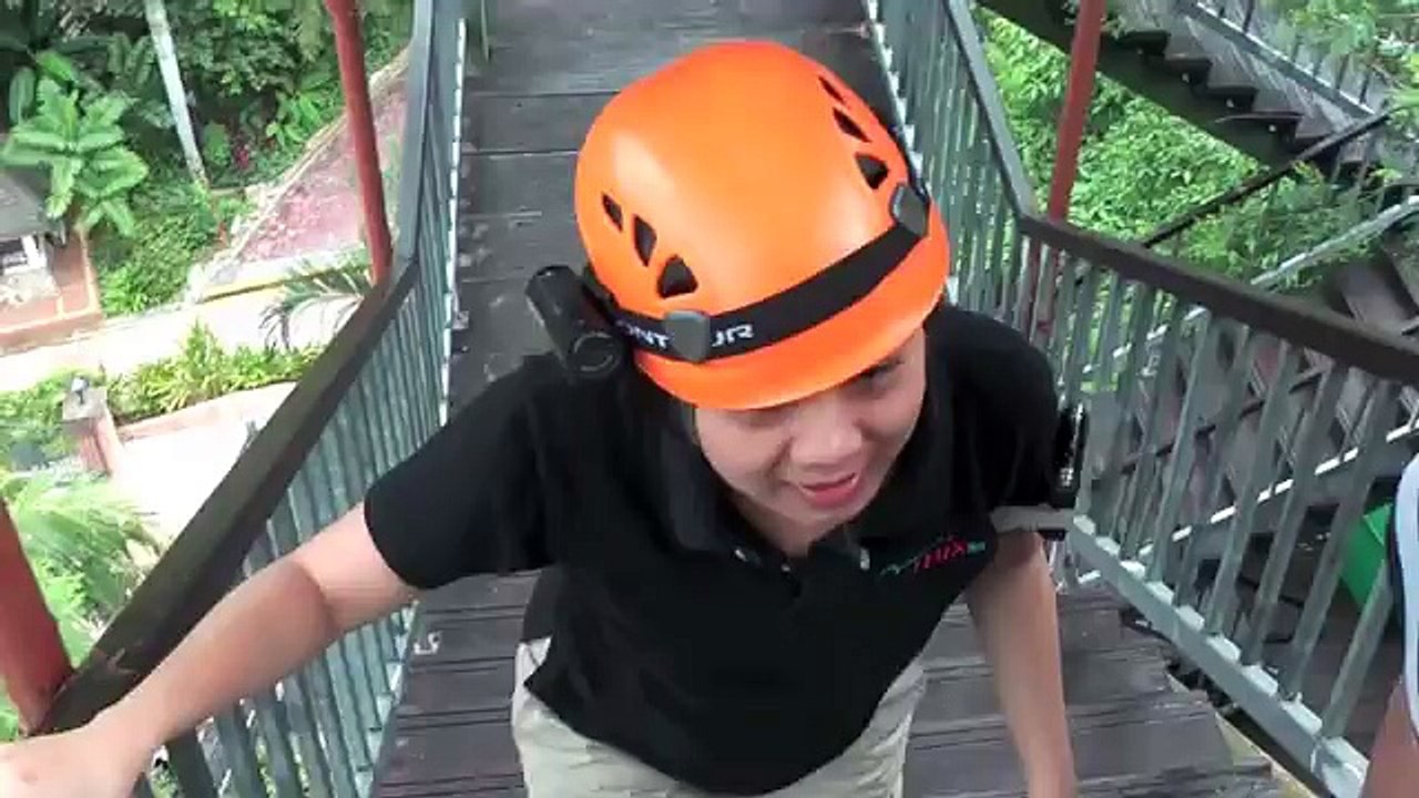 BOTS - December 2011 - Dilly on the Flying Fox!