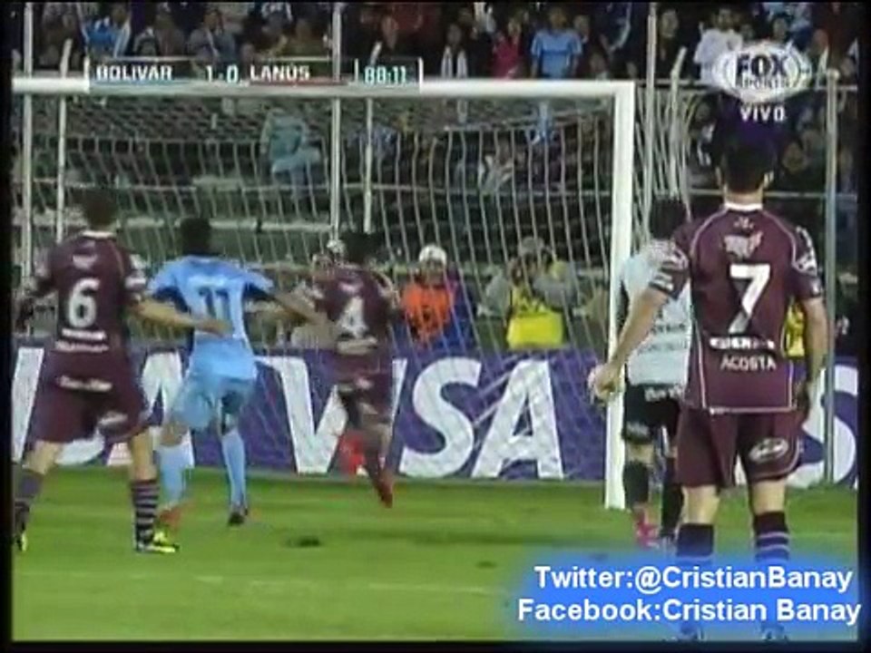 (Relato Emocionante) Bolivar 1 Lanus 0 (Radio Fides ) Copa Libertadores 2014 (15/5/2014)