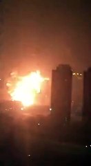Chine : Explosion d'un entrepôt de produits chimiques dangereux