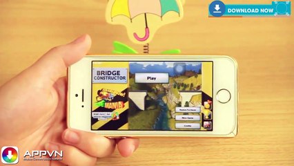 [Game] Bridge Constructor - Xây cầu cân não - AppStore.Vn